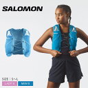 サロモン ランニングベスト SALOMON アクティブ スキン8 セット メンズ レディース ブルー 青 ACTIVE SKIN 8 SET LC2462200...