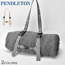 【店内全品★P5倍！】ペンドルトン ストラップ PENDLETON ユーティニティストラップ ブラック 黒 ホワイト 白 UTILITY STRAP PDT-000-221034 ブランケット ヨガマット キャンプ ショルダー 肩掛け 手持ち 小物 総柄 アウトドア 持ち運び グレー マルチカラー