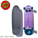 【店内全品★P5倍！】サンタクルーズ スケートボード SANTA CRUZ CRUZER 80S CLASSIC SPIRAL 8.79×29.05 ブラック 黒 11115735 スケボー ボード スケート ストリート デッキ コンプリート スポーツ ロゴ アウトドア ウィール スパイラル ピンク 【ラッピング対象外】