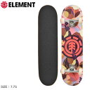 エレメント スケートボード ELEMENT ファウナ パーティー コンプリート スケートボード 7.75 メンズ レディース ブラック 黒 レッド 赤 マルチ ...