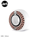 ジャート スケートボード ウィール JART SKATEBOARDS SPIRAL 50mm 102A ウィール パック メンズ レディース ホワイト 白 ブラ...