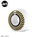 ジャート スケートボード ウィール JART SKATEBOARDS SPIRAL 53mm 102A ウィール パック メンズ レディース ホワイト 白 ブラ...