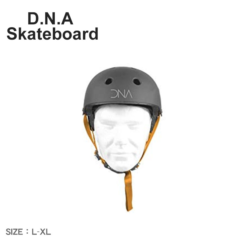 ディーエヌエー スケートボード ヘルメット D.N.A Skateboard ORIGINAL GRY MATTE EPS HELMET メンズ ..