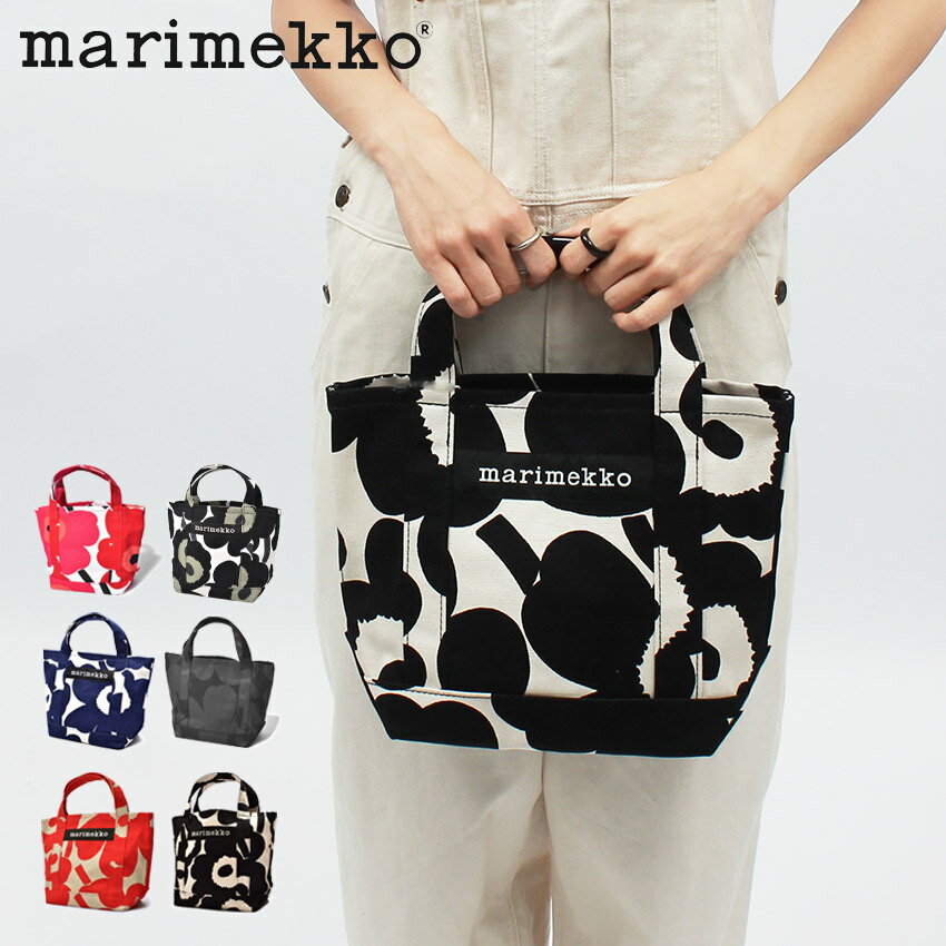 MARIMEKKO マリメッコ トートバッグ セイディ トートバッグ 47005 47513 47521 48291 48294 47586 ディース バッグ 鞄 かばん お出かけ おしゃれ 花柄 北欧 サブバッグ ウニッコ キャンパス地 手持ち ギフト プレゼント ピンク 水色 黒 白 赤 ベージュ