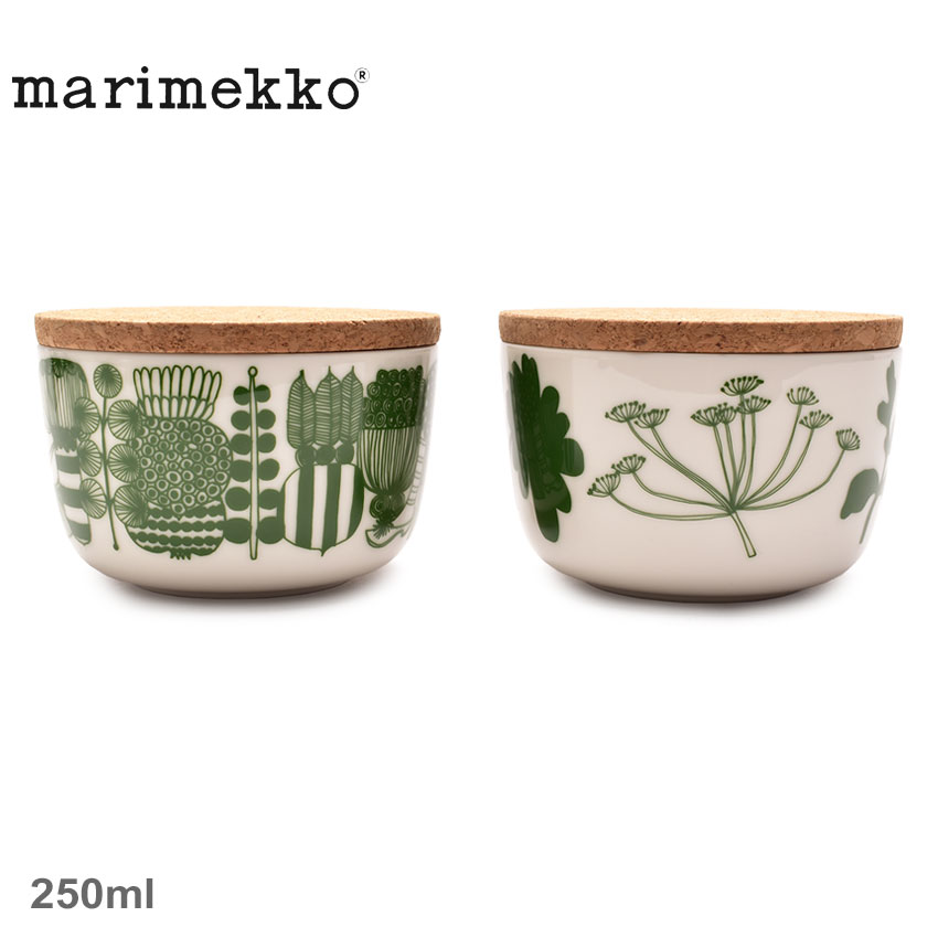 マリメッコ ボウル MARIMEKKO ボウル 2個セット ホワイト 白 グリーン 緑 71582 食器 キッチン インテリア エロクーンヴァルヨット シイルトラプータルハ市民菜園 ペア かわいい ナチュラル ブランド ギフト プレゼント 北欧 テキスタイル 【ラッピング対象外】