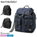 マリメッコ 【店内全品★P5倍！】マリメッコ バックパック MARIMEKKO EVERYTHING BACKPACK L メンズ レディース ブラック 黒 ネイビー 紺 91198 92229 92696 バッグ リュックサック 鞄 ブランド ウニッコ 花柄 ロゴ 無地 総柄 北欧 フィンランド 旅行 日帰り 通勤 通学