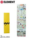 【店内全品★P5倍！】エレメント デッキテープ ELEMENT ピーナッツ デッキテープ メンズ レディース イエロー 黄 BB027 スケートボード ボード ロゴ カスタム スケボー スポーツ ストリート シンプル 人気 雑貨 PEANUTS スヌーピー チャーリーブラウン