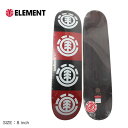 エレメント デッキ ELEMENT クアドラント デッキ メンズ レディース ブラック 黒 ホワイト 白 レッド 赤 QUADRANT DECK BD02703...