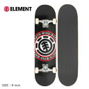 エレメント コンプリートデッキ ELEMENT シール コンプ メンズ レディース ブラック 黒 レッド 赤 SEAL COMP BD027407 スケート ス...