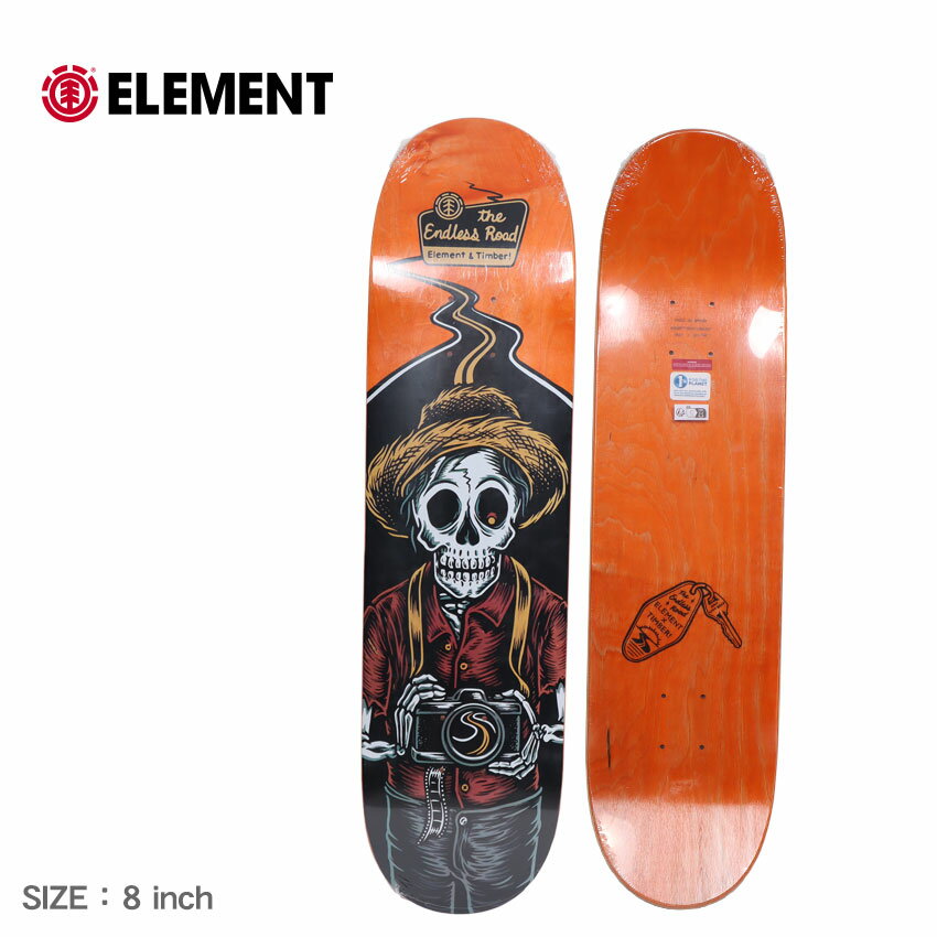 yXSiP5{IzGg fbL Y fB[X ELEMENT TIMBER ENDLESS ROAD SNAP SHOT DECK XP[g{[h XP{[ Xg[g TIMBER! OtBbN 8C` fbL ubN  IW BD027045