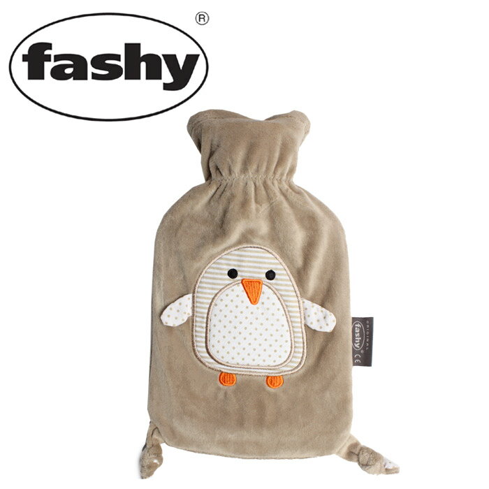 FASHY ファシー 湯たんぽカバー ボトルカバー ペンギン ピア BOTTLE COVER PLUSH COVER PENGUIN PIA 0.8L HWB 6513 水枕 ドイツ製 プレゼント ギフト メンズ レディース キッズ ベビー 男の子 女の子 女性 男性 インテリア ぺんぎん 動物 かわいい