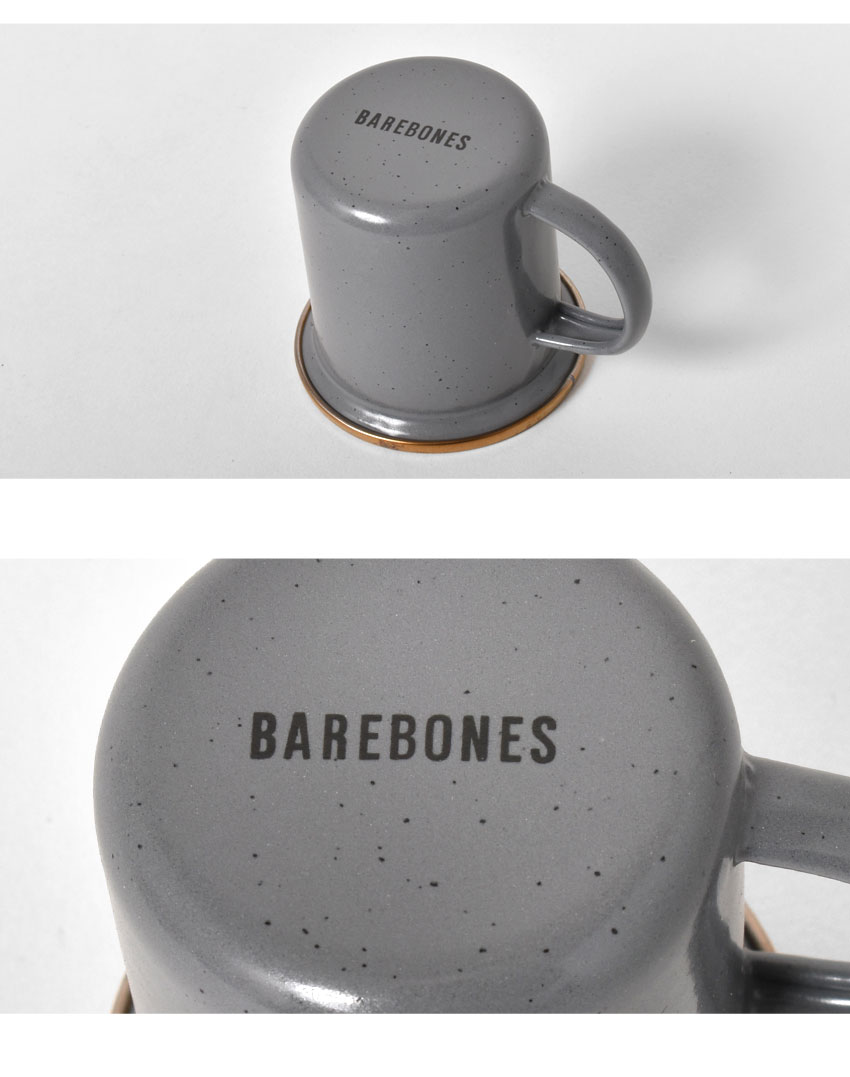 ベアボーンズ コップ BAREBONES エナメル エスプレッソカップ 2個セット グレー ENAMEL ESPRESSO CUP SET テーブルウエア 食器 コーヒー アウトドア キャンプ バーベキュー レジャー BBQ ブランド シンプル 野外 おしゃれ ギフト 贈り物