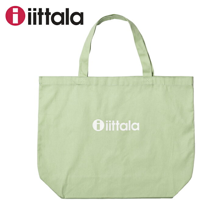 【店内全品★P5倍 】イッタラ トートバッグ IITTALA ロゴ バッグ メンズ レディース グリーン 緑 LOGO BAG 1061584 鞄 カバン かばん 大容量 マチ付き 厚手 プリント シンプル カジュアル 雑貨 …