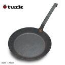 ターク フライパン turk クラシックフライパン26cm ブラック 黒 65526 フライパン フックハンドル 26cm キッチン用品 インテリア 料理 直火対応 コンロ対応 IH IH対応 オーブン対応 クッキング アウトドア キャンプ レジャー 雑貨 ブランド 【ラッピング対象外】