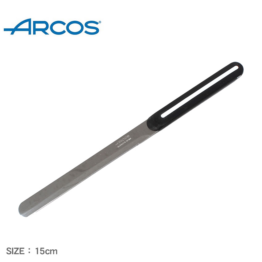 【ネコポス配送】 アルコス テーブルナイフ ARCOS テーブルナイフ ロング 15cm ホワイト 白 373424 食卓 テーブルナイフ キッチン ギザ刃 先丸 アウトドア ナイフ ペティナイフ ブレッドナイフ バターナイフ 食洗機対応 ステンレス 錆びにくいのサムネイル