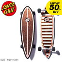 【処分★クーポンで半額】サンタクルーズ スケートボード SANTA CRUZ PINTAIL GOLD STRIPE 9.2×33 ブラウン 11116300 ...