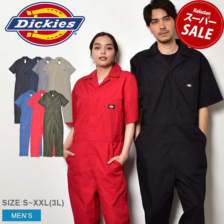 ֥ǥå Ĥʤ DICKIES 硼ȥ꡼ С  ֥å  ֥롼  SHORT SLEEVE COVERALL 33999   Ⱦµ  ֥ ȥ꡼ ᥫ ץ 奢 ä 롼 ڤ|slz|פ򸫤