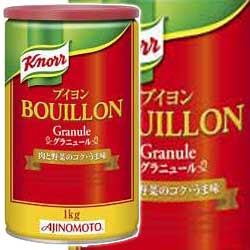 ブイヨン グラニュール 1kg丸缶 味の素スープ ダシ 鍋 調味料 ピラフ 大容量 まとめ買い 業務用 [常温商品]