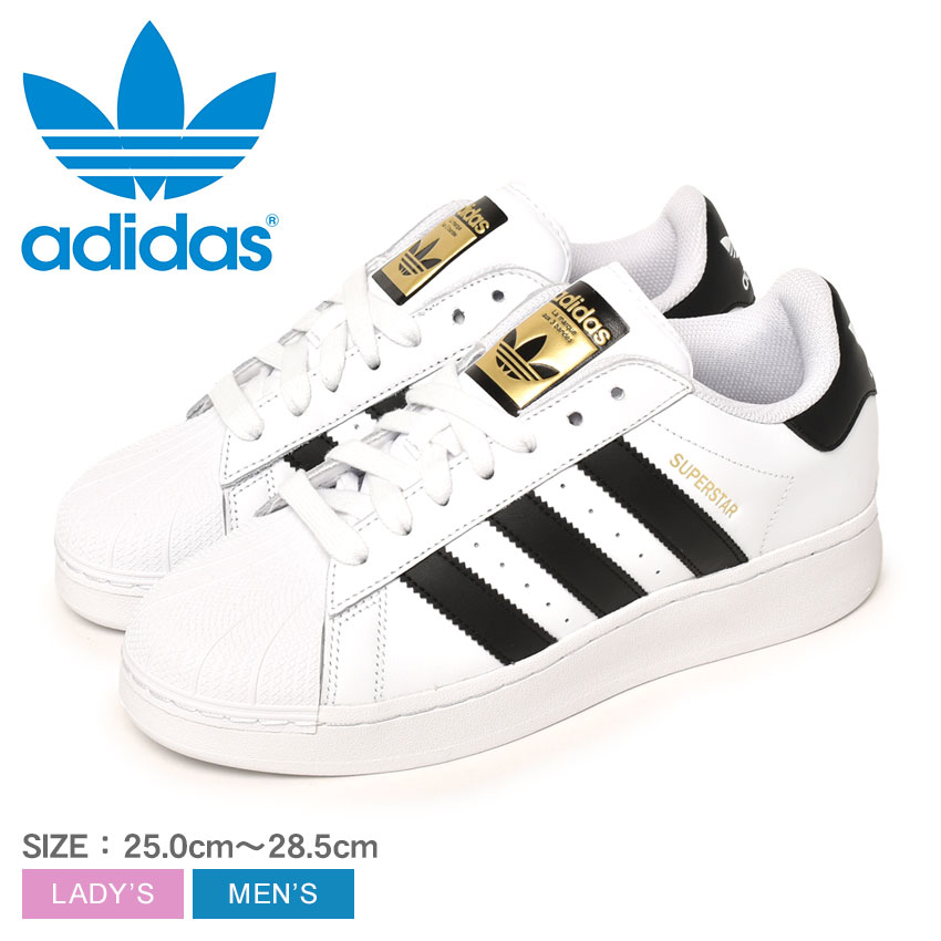 【今だけクーポン配布中】アディダス オリジナルス スニーカー メンズ レディース スーパースター XLG ADIDAS ORIGINALS SUPERSTAR XLG IF9995 春 夏 秋 冬 25 25.5 26 26.5 27 27.5 28 靴 シューズ 通勤 通学 ローカット おしゃれ 定番 ブランド 売れ筋 シンプル