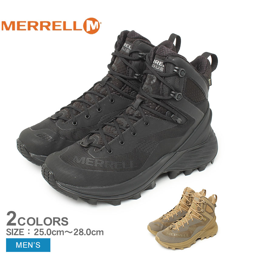 《今だけ！店内全品ポイントアップ》メレル ハイキングシューズ メンズ ローグ タクティカル ゴアテックス MERRELL ROGUE TACTICAL GORE-TEX J005251 J005253 シューズ スニーカー ブランド ハイキングシューズ アウトドアシューズ ウィンターシューズ ハイカット キャンプ