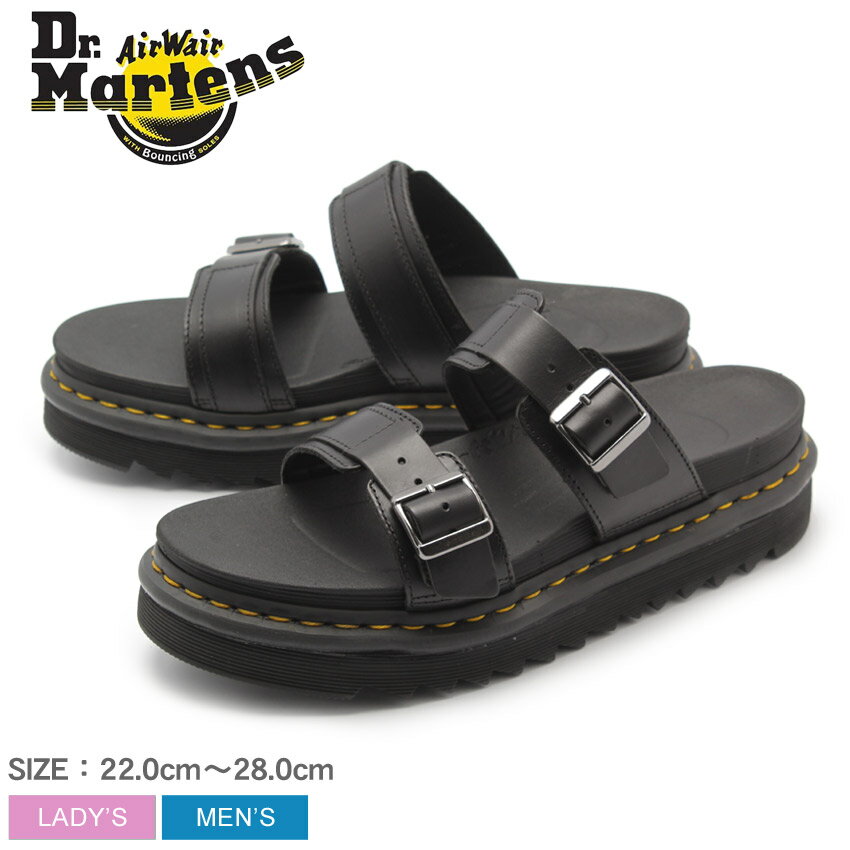 《今だけ！店内全品ポイントアップ》ドクターマーチン サンダル DR.MARTENS マイルス スライド サンダル MYLES SLIDE SANDAL 23523001 ユニセックス 誕生日プレゼント 結婚祝い ギフト おしゃれ 夏