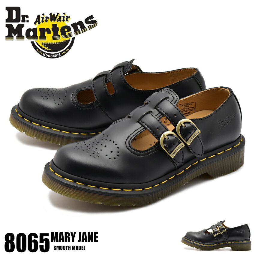 【今だけクーポン配布中】ドクターマーチン シューズ DR．MARTENS ブラック 8065 メリージェーン 8065 MARY JANE R12916001 レディースのサムネイル
