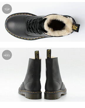 【エントリーでポイント6倍】DR．MARTENS ドクターマーチン ブーツ ブラック 1460 セレナ ファーライン 8ホールブーツ 1460 SERENA FUR LINED 8EYE BOOT 21797001 レディース 誕生日 プレゼント ギフト