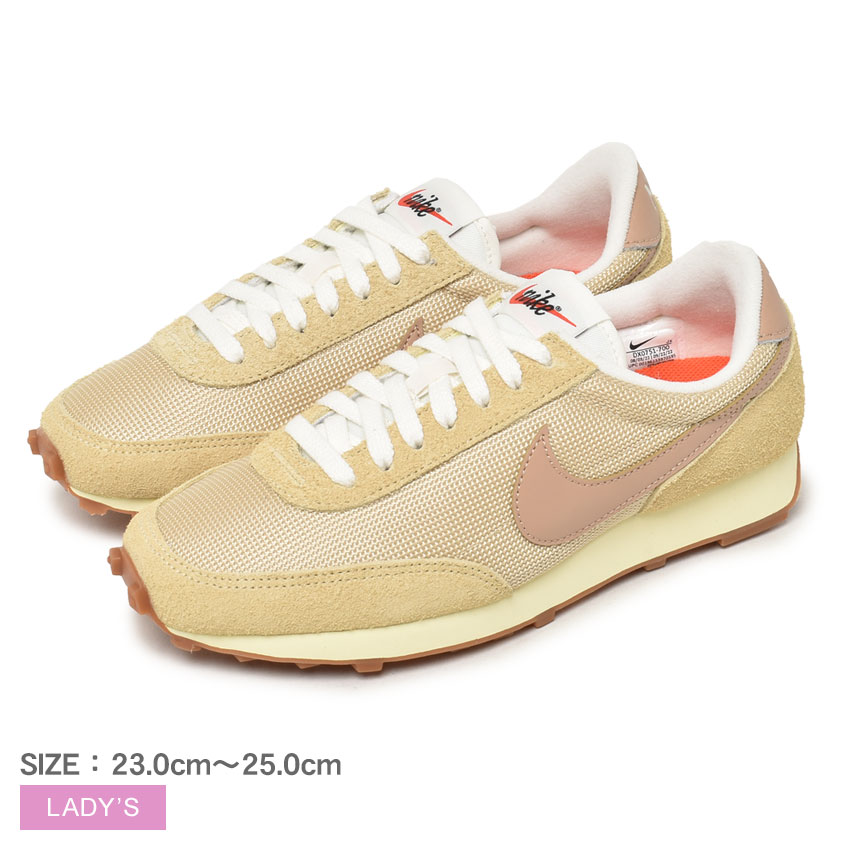 【今だけクーポン配布中】ナイキ スニーカー レディース デイブレイク ビンテージ NIKE DBREAK VINTAGE DX0751 カジュアル ストリート スポーツ レトロ ブランド 運動 靴 ローカット スポーティ おしゃれ 快適 クッション 通学 通勤 ゴールド 金 ベージュ