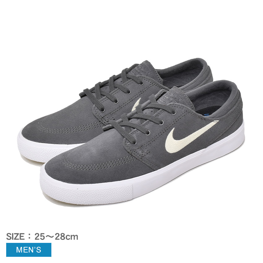 ナイキ スニーカー メンズ SB ZOOM JANOSKI RM NIKE AQ7475 靴 シューズ ローカット ズーム ブランド カジュアル シンプル スポーツ おしゃれ 人気 定番 グレー