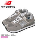 《今だけ！店内全品ポイントアップ》ニューバランス WL574 NEW BALANCE スニーカー レディース グレー ローカット シューズ ブランド カジュアル ロゴ シンプル おしゃれ 定番 人気 通勤 通学 靴 レザー スウェード 歩きやすい