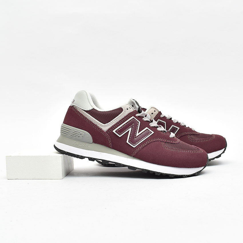 《今だけ！店内全品ポイントアップ》ニューバランス WL574 NEW BALANCE スニーカー レディース レッド 赤 ローカット シューズ ブランド カジュアル ロゴ シンプル おしゃれ 定番 人気 通勤 通学 靴 レザー スウェード 歩きやすい 2