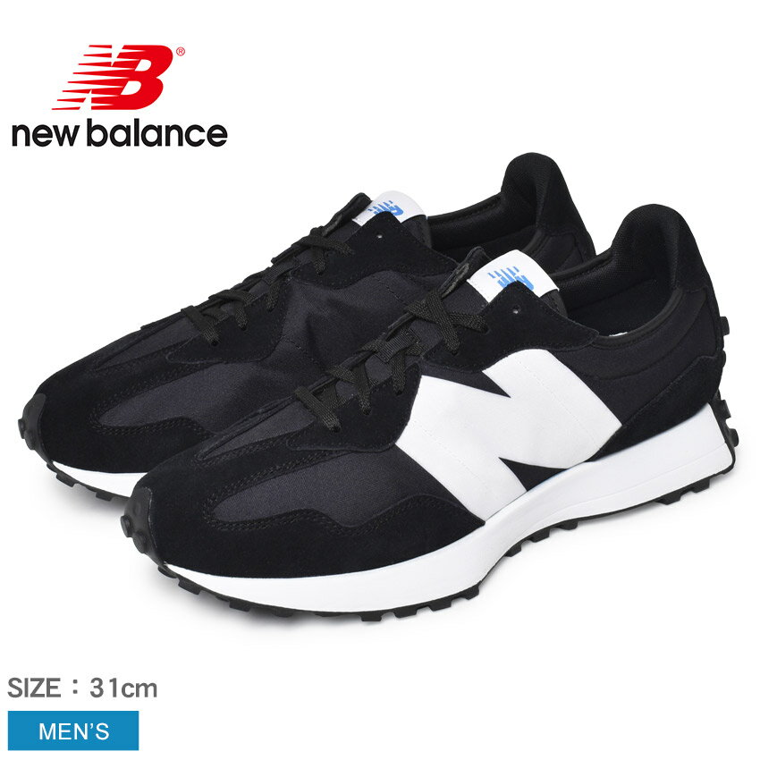 【今だけクーポン配布中】ニューバランス スニーカー メンズ MS327 NEW BALANCE MS327CPG NB 靴 シューズ ブランド スポーツ カジュアル Nロゴ ローカット 定番 人気 通勤 通学 学生 部活 運動 ランニング シンプル レトロ ブラック 黒 ホワイト 白のサムネイル