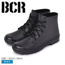【今だけクーポン配布中】ビーシーアール カジュアル レースアップ レインブーツ レインブーツ BCR メンズ BC521 ブラック 黒 靴 シューズ 長靴 雨靴...
