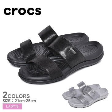 【限定クーポン配布】CROCS クロックス サンダル カプリ デュアル ストラップ サンダル CAPRI DUAL STRAP SANDAL 206089 レディース 靴 フラットサンダル ローヒール おしゃれ ブランド 軽量 つっかけ スリッパ 履きやすい 黒 誕生日 プレゼント ギフト 父の日