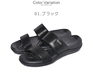 【限定クーポン配布】CROCS クロックス サンダル カプリ デュアル ストラップ サンダル CAPRI DUAL STRAP SANDAL 206089 レディース 靴 フラットサンダル ローヒール おしゃれ ブランド 軽量 つっかけ スリッパ 履きやすい 黒 誕生日 プレゼント ギフト 父の日