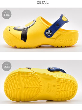 【今だけクーポン配布中】CROCS クロックス サンダル イエロー ファン ラブ ミニオンズ FUN LAB MINIONS 204113 730 キッズ ジュニア 子供 内祝い誕生日 プレゼント ギフト おしゃれ 夏
