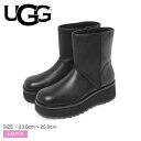 【今だけクーポン配布中】アグ ブーツ レディース シティファンク ミッド UGG CITYFUNC MID 1162990 厚底 シューズ 靴 防寒 ショート おしゃれ 人気 サイドジップ ロゴ ブランド 履きやすい アウトドア レジャー カジュアル シンプル お出かけ ブラック 黒(4)