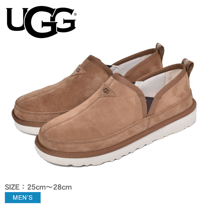 アグ ロメオ スリッポン UGG ROMEO メンズ 1113455 チェスナット ブラウン 靴 シューズ ショート シンプル カジュアル レザー 革 履きやすい