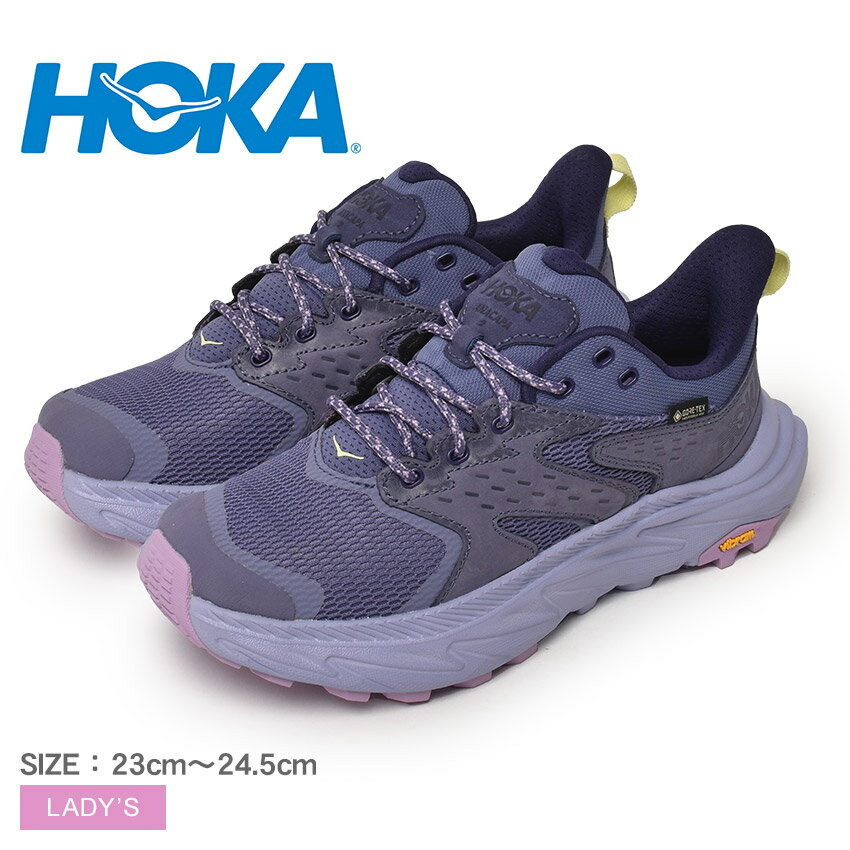 《今だけ！店内全品ポイントアップ》ホカ オネオネ ハイキングシューズ レディース アナカパ 2 ロー GTX HOKA ONEONE ANACAPA 2 LOW 1142830 靴 スニーカー ブランド シンプル 耐摩耗性 はっ水 ゴアテックス ビブラムソール 耐久 おしゃれ 人気 おすすめ クッション 反発