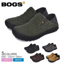 《今だけ！店内全品ポイントアップ》ボグス B-モックスライド スノーシューズ BOGS B-MOC SLIDE メンズ レディース 78837 ブラック 黒 グレー カーキ グリーン 緑 ブラウン 茶色 滑らない 防寒 防水 スノー シューズ キルティング 抗菌 防臭 防滑 保温 雨 雪