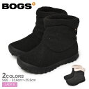 【今だけクーポン配布中】ボグス B-モック 2 スノーブーツ BOGS B-MOC II レディース 72699 ブラック 黒 グレー シューズ スノーシューズ ウィンターブーツ ブーツ カジュアル シンプル ボア 靴 防水 保温 防寒 雨 雪