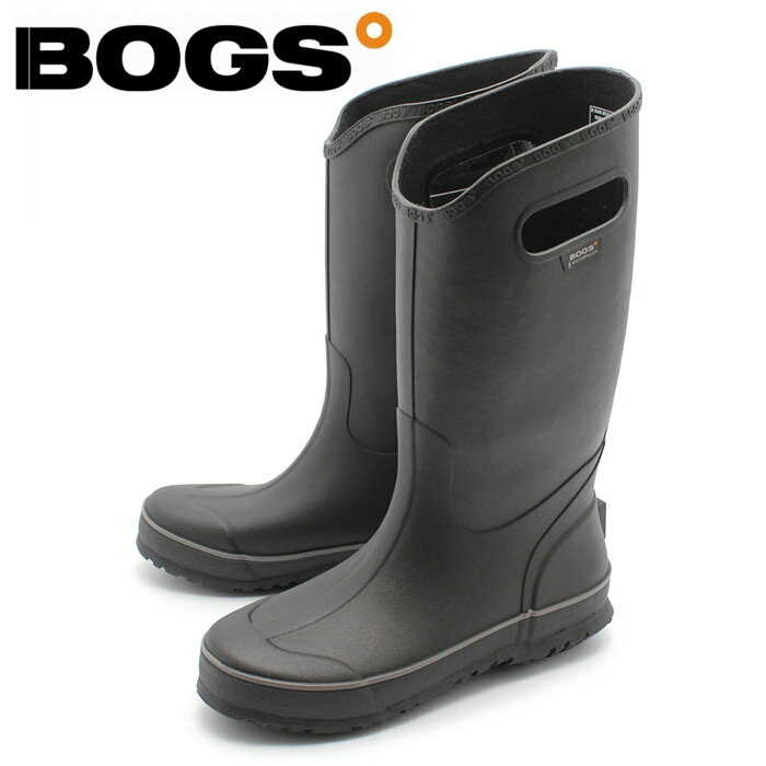 ボグス レイン ブーツ ブラック (BOGS RAIN BOOT 71913 001 BLACK) ロング トール 長靴 かわいい スノー 雪 雨 防水 防滑 シューズ 長靴 メンズ 男性 誕生日プレゼント 結婚祝い ギフト おしゃれ