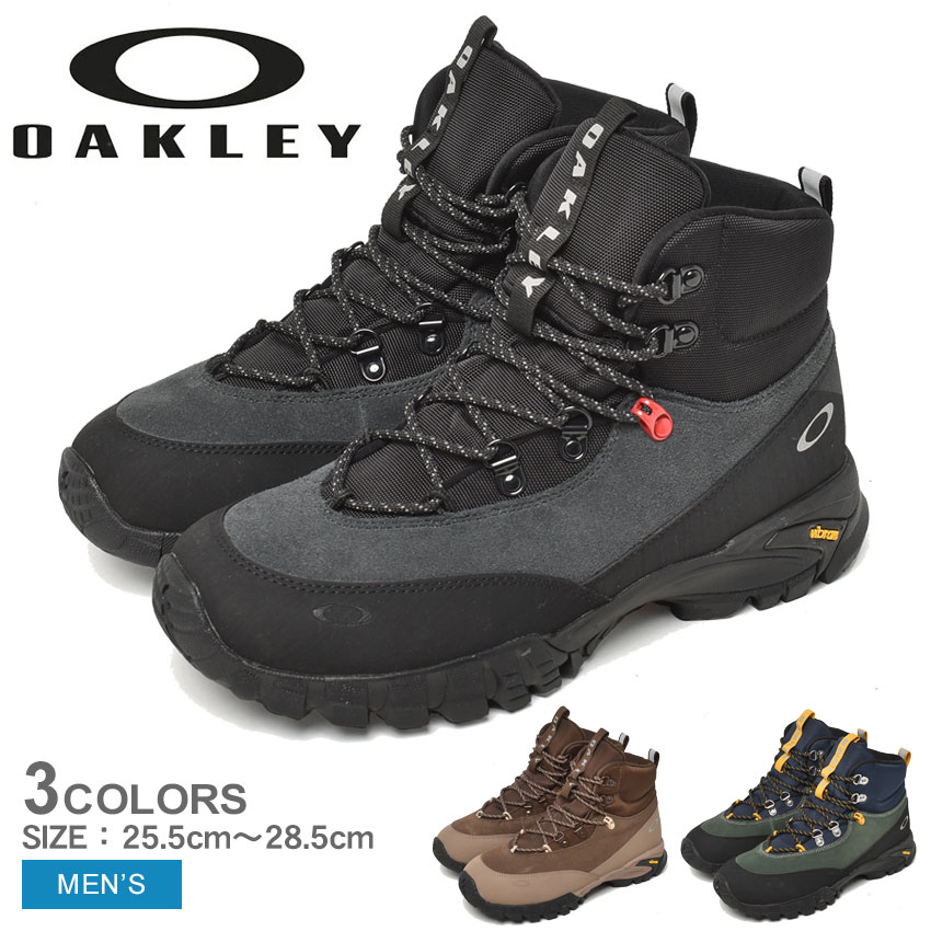 【今だけクーポン配布中】オークリー ブーツ メンズ バーテックス ブーツ OAKLEY VERTEX BOOT FOF100351 トレッキングシューズ ハイカット ビブラムソール レースアップブーツ ライトトレッキング 登山 ハイキング 山登り アウトドア ブラック 黒 グリーン ブルー