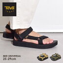 テバ サンダル メンズ 《今だけ！店内全品ポイントアップ》テバ サンダル メンズ ミッド ユニバーサル TEVA MID UNIVERSAL 1117150 テヴァ アウトドア ストラップ ビーチサンダル 軽量 スポサン スポーツサンダル レジャー フェス カジュアル シンプル 厚底 ブランド 人気 ブラック 黒 カーキ