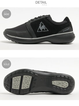 【最大8181円OFFクーポン配布】 LE COQ SPORTIF ルコック スポルティフ スニーカー ブラック ラ エアー レイン NY LA AIRE RAIN NY QL3LJC16 レディース 黒 靴 シューズ レインシューズ カジュアル 防水 防寒 軽量 誕生日 プレゼント ギフト 父の日 スーパーセール