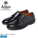 《今だけ！店内全品ポイントアップ》ALDEN オールデン シューズ ブラック プレーン トゥ ブルッチャー オックスフォード PLAIN TOE BLUCHER OXFORD 9901 メンズ 夫 彼氏 誕生日プレゼント 結婚祝い ギフト おしゃれ