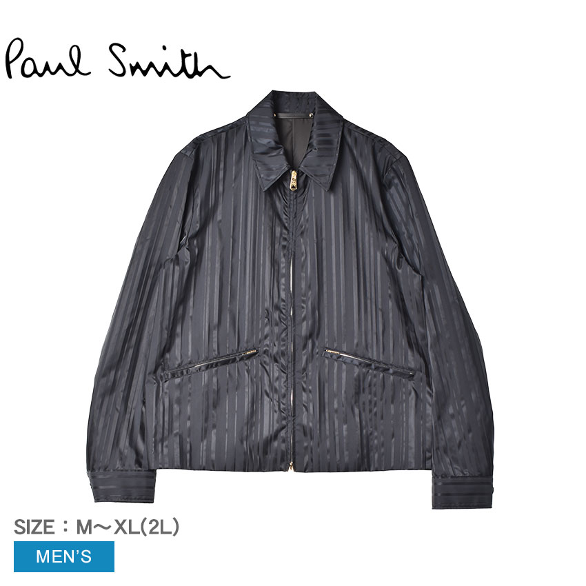 【今だけクーポン配布中】ポール スミス ジャケット メンズ シャドウ ストライプ ジャケット PAUL SMITH Shadow Stripe Jacket M1R-388Y-L02063 ウエア トップス 長袖 ブランド カジュアル シンプル ジッパー ストライプ シャドウストライプ おしゃれ 人気 ゆったり