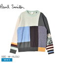 ポール・スミス 《今だけ！店内全品ポイントアップ》ポール スミス 長袖ニット メンズ COLOR SWEATER PAUL SMITH M1R-273Y-L02085 ウエア トップス ニット セーター クルーネック ブランド カジュアル おしゃれ 人気 ストレッチ 中厚手 リブ編み 起毛感 保温性 マルチカラー