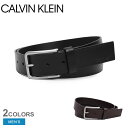 カルバンクライン ベルト（メンズ） 《今だけ！店内全品ポイントアップ》カルバンクライン ベルト メンズ WARMTH 35MM BELT CALVIN KLEIN K50K509195 CK ブランド ロゴ おしゃれ シンプル ブランド カジュアル アメカジ ギフト プレゼント ビジネス 会社 ブラック 黒 ブラウン 茶