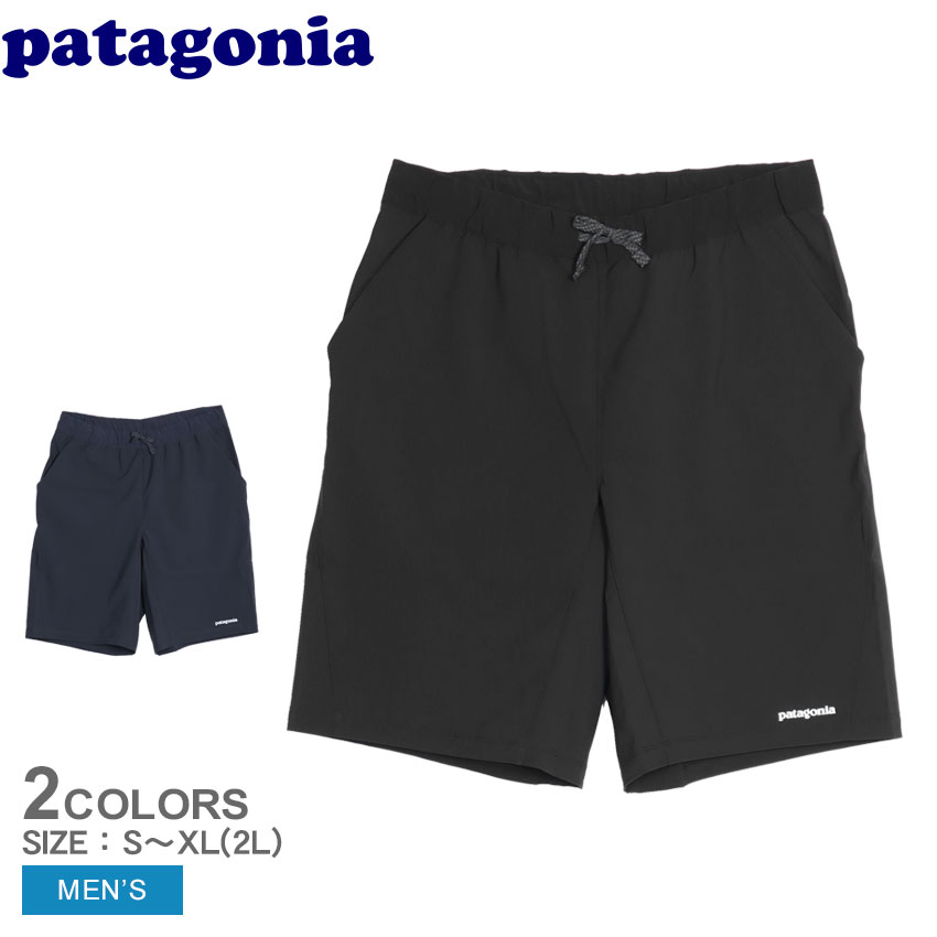 パタゴニア ショートパンツ メンズ テルボンヌ・ショーツ 10インチ PATAGONIA 24690 パンツ ショーツ 短パン ボトムス ズボン 半ズボン カジュアル シンプル アウトドア キャンプ レジャー スポーティ ブランド ロゴ ブラック 黒 ブルー 青